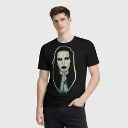 Мужская футболка 3D Marilyn Manson - фото 2