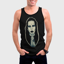Мужская майка 3D Marilyn Manson - фото 2