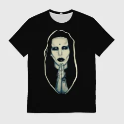 Мужская футболка 3D Marilyn Manson