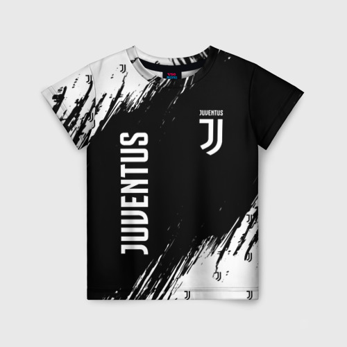 Детская футболка с принтом Juventus Ювентус, вид спереди №1