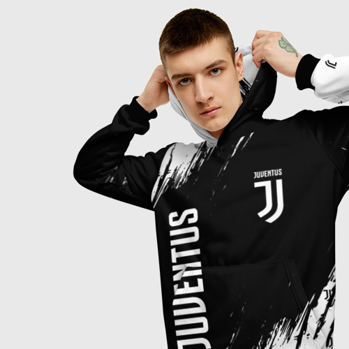 Мужская толстовка 3D Juventus Ювентус, цвет черный - фото 5