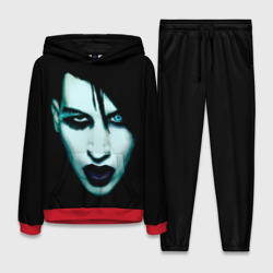 Женский костюм с толстовкой 3D Marilyn Manson