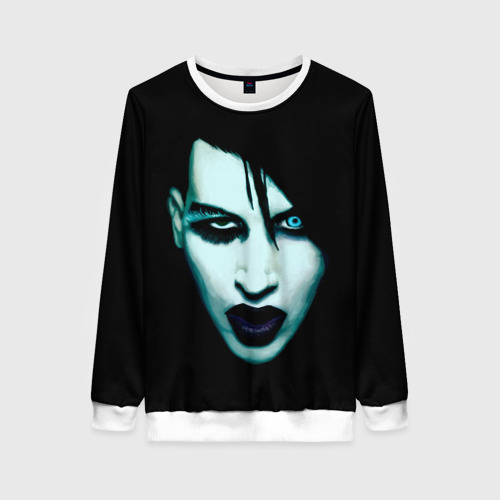 Женский свитшот 3D Marilyn Manson, цвет 3D печать