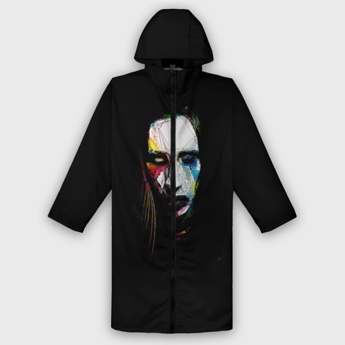 Мужской дождевик 3D Marilyn Manson, цвет белый