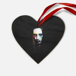 Деревянная игрушка Сердце Marilyn Manson