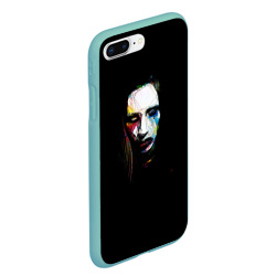 Чехол для iPhone 7Plus/8 Plus матовый Marilyn Manson - фото 2