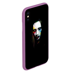 Чехол для iPhone XS Max матовый Marilyn Manson - фото 2