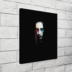 Холст квадратный Marilyn Manson - фото 2