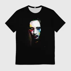 Мужская футболка 3D Marilyn Manson