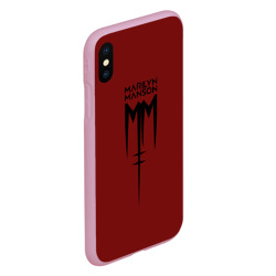 Чехол для iPhone XS Max матовый Marilyn Manson - фото 2