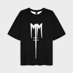 Мужская футболка oversize 3D Marilyn Manson