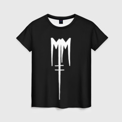 Женская футболка 3D Marilyn Manson