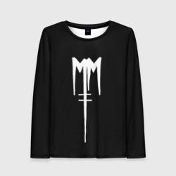 Женский лонгслив 3D Marilyn Manson
