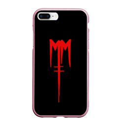 Чехол для iPhone 7Plus/8 Plus матовый Marilyn Manson