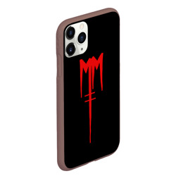 Чехол для iPhone 11 Pro Max матовый Marilyn Manson - фото 2