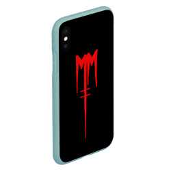 Чехол для iPhone XS Max матовый Marilyn Manson - фото 2