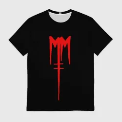 Мужская футболка 3D Marilyn Manson