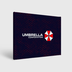 Umbrella Corp Амбрелла – Холст прямоугольный с принтом купить