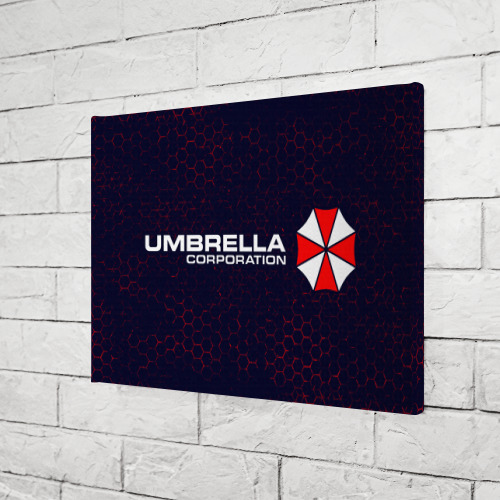 Холст прямоугольный Umbrella Corp Амбрелла, цвет 3D печать - фото 3