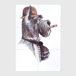 Магнитный плакат 2Х3 Собака-аристократ с сигарой
