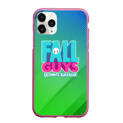 Чехол для iPhone 11 Pro Max матовый Fall Guys