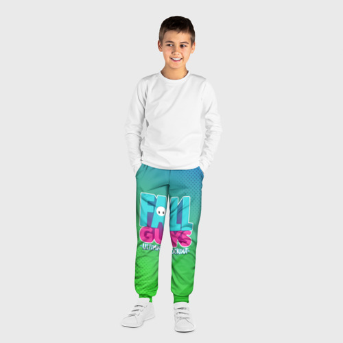 Детские брюки 3D Fall Guys, цвет 3D печать - фото 4