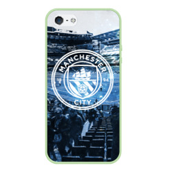 Чехол для iPhone 5/5S матовый Manchester city