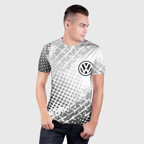 Мужская футболка 3D Slim Volkswagen, цвет 3D печать - фото 3