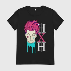 Женская футболка хлопок H x H лого