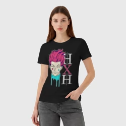Женская футболка хлопок H x H лого - фото 2