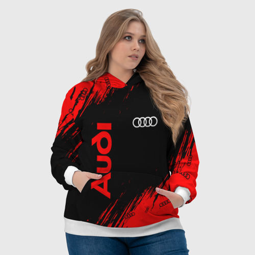 Женская толстовка 3D Audi Ауди, цвет 3D печать - фото 6