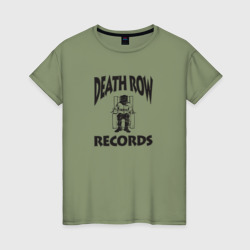 Женская футболка хлопок Death Row Records