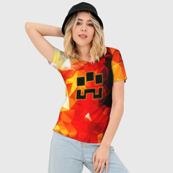 Женская футболка 3D Slim Minecraft Dungeons - фото 2