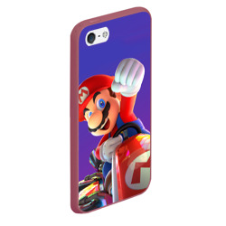 Чехол для iPhone 5/5S матовый Mario 3D - фото 2