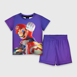Детский костюм с шортами 3D Mario 3D