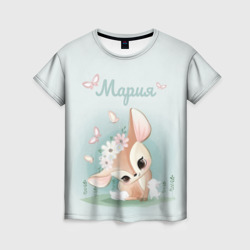Женская футболка 3D Мария