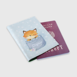 Обложка для паспорта матовая кожа Дарья - фото 2