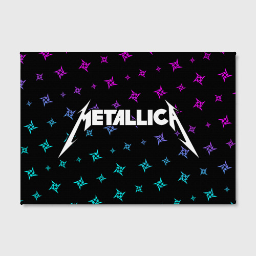 Холст прямоугольный METALLICA / МЕТАЛЛИКА, цвет 3D печать - фото 2