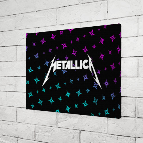 Холст прямоугольный METALLICA / МЕТАЛЛИКА, цвет 3D печать - фото 3