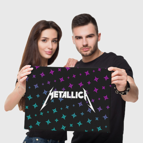 Холст прямоугольный METALLICA / МЕТАЛЛИКА, цвет 3D печать - фото 5