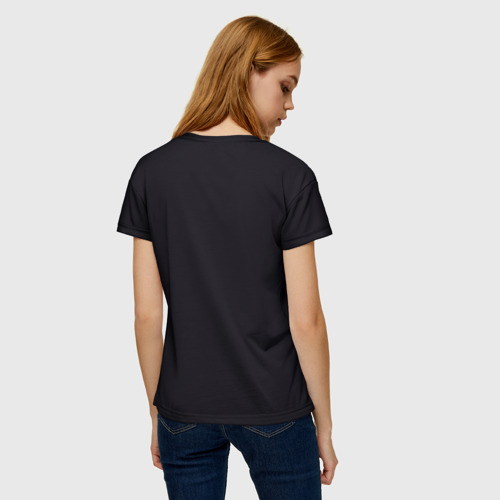 Женская футболка 3D с принтом Re:Zero Rem and Ram, вид сзади #2