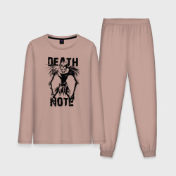 Мужская пижама с лонгсливом хлопок Death Note black Ryuk