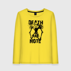 Женский лонгслив хлопок Death Note black Ryuk