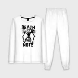 Женская пижама с лонгсливом хлопок Death Note black Ryuk