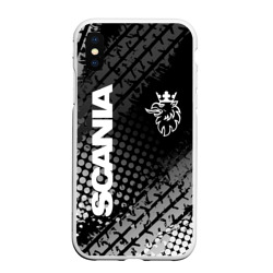 Чехол для iPhone XS Max матовый Scania