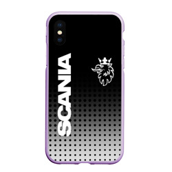 Чехол для iPhone XS Max матовый Scania