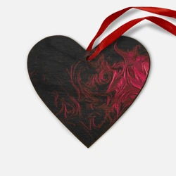 Деревянная игрушка Сердце Fire