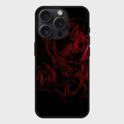 Чехол силиконовый для Apple iPhone 15 Pro матовый Fire