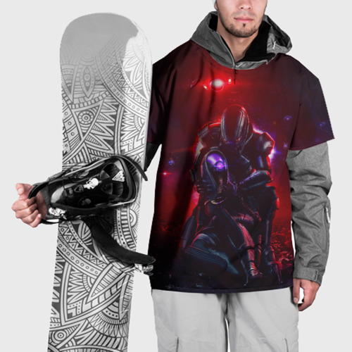 Накидка на куртку 3D Mass Effect, цвет 3D печать