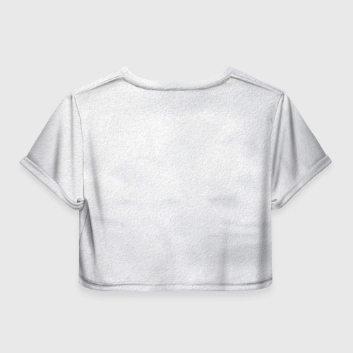 Женская футболка Crop-top 3D Robert Pattinson, цвет 3D печать - фото 2